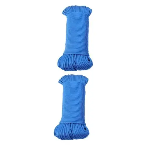 Produktbild: YARNOW 2 STK sicherungsseil sicherheitsseil Ropes Camping Schnur Kürbisbesteck Kletterseil fürs Fitnessstudio Hilfskabel lebensrettendes Seil draussen Lebenslinie Geflochtenes Seil