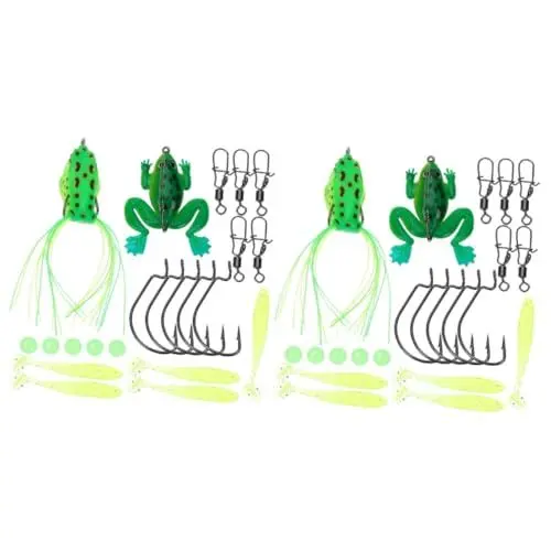 Produktbild: YARNOW 2 Sätze Angelköder-Set Außendekoration Bulk-angelköder Angelzubehör-Set Kit Zum Angeln Mit Magneten Bassköder Ornament-Sets Angelköder Und Lockmittel Crappie Lockt Angelhaken