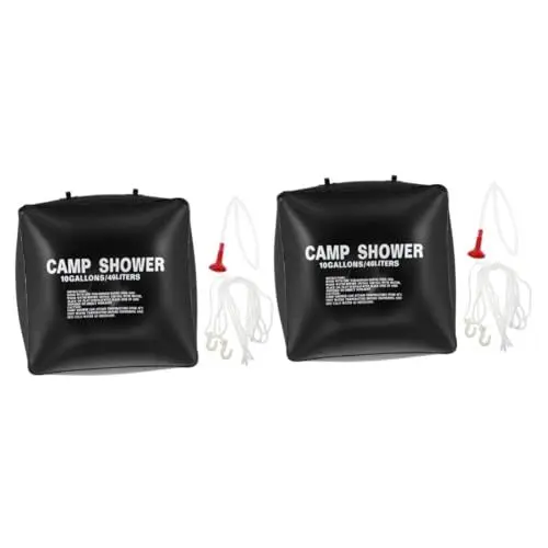 Produktbild: YARNOW 2 Sätze Duschtasche Wasserbeutel Für Solarheizung Fahrradbremse Für Kinder Oberschenkel Meister Outdoor-badetaschen Duschbeutel Draussen Reisen Trockensack PVC