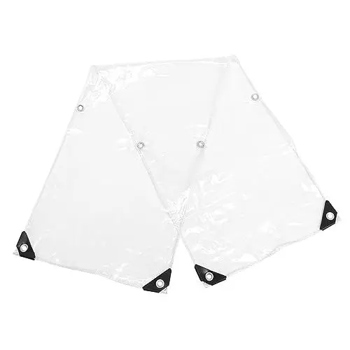 Produktbild: YARNOW 2 Sätze Faltmarkise Transparente Plane Fischerzelt Zusammenklappbares Zelt Plane Für Pflanzenabdeckung Praktisches Zelt Klare Lona-Abdeckung Klares Netzzelt Wasserdichtes Zelt PVC
