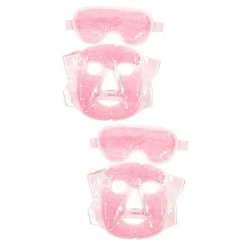 Produktbild: YARNOW 2 Sets Schönheitsmaske Kühlende Gesichtsmaske Kalte Gesichtsmaske Gel Gesichtsmaske Gesichtsmaske Schlafmasken Gesichtsmaske Zum Schlafen Kalte Kompressenmasken Kühlende