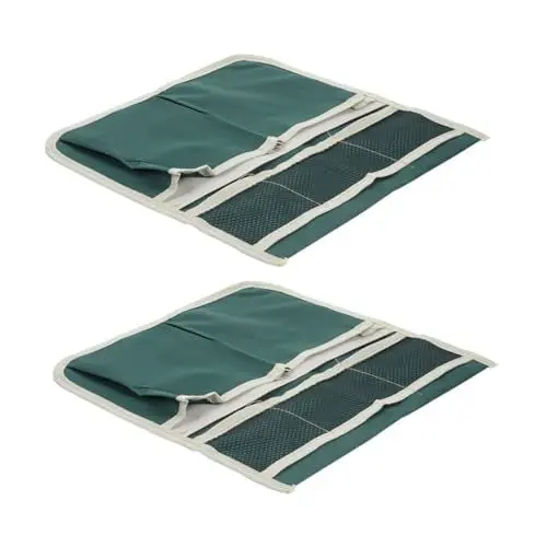Produktbild: YARNOW 2-teilige Garten-kniebank-werkzeugtasche Mit Sitztasche Aufbewahrung Für Gartengürtel Und Taschen Canvas-tragetasche Für Organisiertes Pflanzen