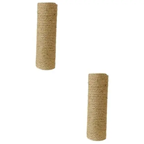 Produktbild: YARNOW 2 Stück Katzen Klettergerüst Zubehör Kratzbäume Haustier Sisal Pad Kätzchen Klettersäule Katzenkratz Karton Spielzeug Katzenkratzstange Katzenbaum Katzen Nachfüllpfosten