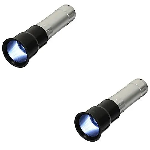 Produktbild: YARNOW 2 Stück Tragbare Eier Taschenlampe Wachtel Inkubator Brutkasten Eier Identifizieren Hand Taschenlampe Eier Kerzenleuchte Wiederaufladbare Kerzenleuchter Silberne