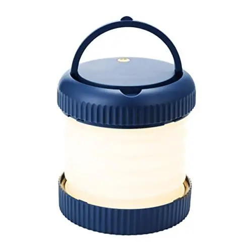 Produktbild: YARNOW 2st Faltbares Zeltlicht Tragbare Camping-taschenlampe Campingausrüstung Für Kinder Stadionbestuhlung Für Tribünen Geführte Laternen Zeltlampe Abs Falten Lagerfeuer