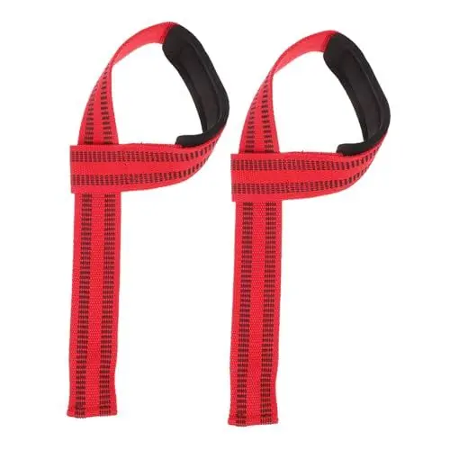 Produktbild: YARNOW Fitness Griffe Handgelenkbandage Anti Rutsch Handgelenkschutz Trainingsgriffband Für Fitness Rotes Handgelenkband Für Krafttraining Und Gewichtheben Handgelenkriemen Für Gewichtheben