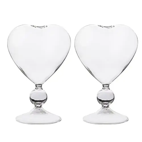 Produktbild: YARNOW 2st Glas Weingläser Für Die Hochzeit Lustige Weingläser Eistee-gläser Weingläser Aus -kristall Transparentes Martiniglas Champagnerkelch Saft Glas Mann Zitrone