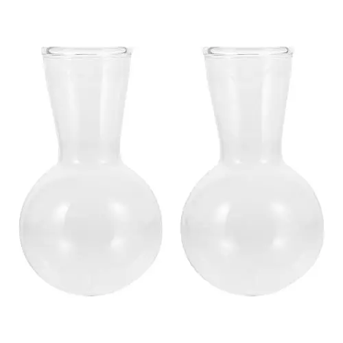 Produktbild: YARNOW Hydrokultur Glas Vase Set 2 Stücke Zwiebel Pflanze Terrarien Pflanze Vermehrung Für Hause