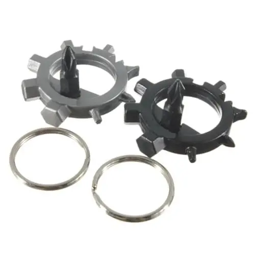 Produktbild: YARNOW 2stücke Fahrradreparaturwerkzeug Mit Backen Tragbar Für Fahrradreparaturen Flaschenöffner Für Outdoor-tool