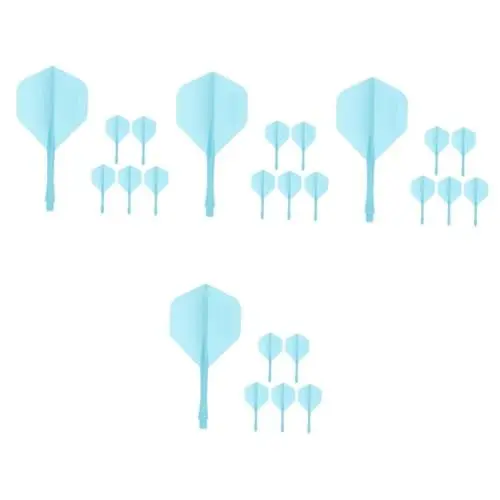 Produktbild: YARNOW 30 STK Pfeilschwanz Flyer Flights Darts dartpfeil DIY Leichtes Dartzubehör -Flight-Tails Flügel Dartscheibe weiche und Harte Darts Lieferungen pp