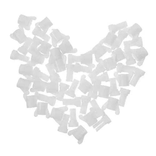 Produktbild: YARNOW 30st Hühnerfarmschrauben Gewächshauszubehör Gewächshaushalterung Schrauben- Und Muttern-sortiment-kit Aluminiumschrauben Und -muttern Bolzensortiment Schrauben Und Muttern Weiß Abs