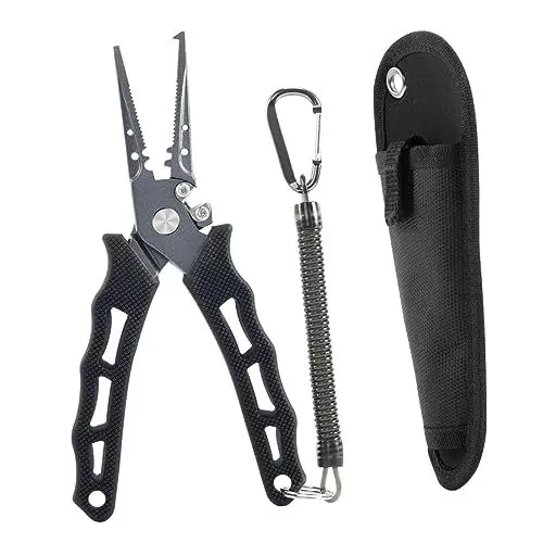 Produktbild: YARNOW 3St Angelwerkzeug ergonomische tatsächl angelzubehor fernrohr angel zubehör fischer zubehör teleskopstiel Fischereiausrüstung sole Zange zum Meeresangeln Angelausrüstung Angelzange