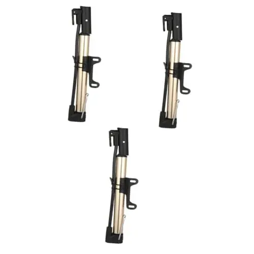 Produktbild: YARNOW 3St Fahrradpumpe Mini-Elektrofahrrad Mini Luftpumpe Fahrrad Luftpumpe Basketball Reifenpumpe Tragbare Fahrradluftpumpe hoher Druck Aufblasvorrichtung Fahrradausrüstung Aluminium