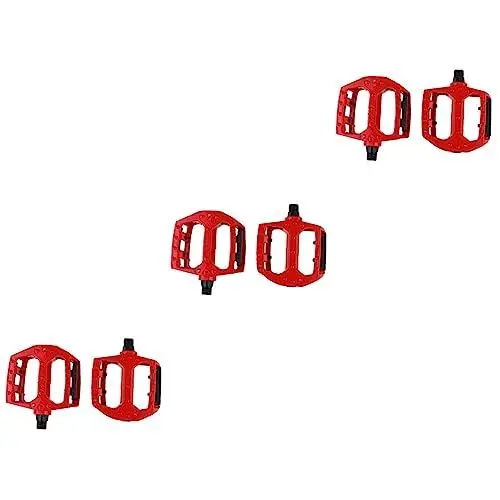 Produktbild: YARNOW 3 Paare Fahrradpedale entfernen Reparatur von Fahrradpedalen Berg Lichter ziehen City Bike urban Bike Pedale aus Aluminiumlegierung Pedal für Fahrrad Mountainbike Verstreute Perlen