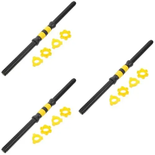 Produktbild: YARNOW 3 Sätze Hantelstangen-set Ersatzstange Für Kurzhanteln Ausrüstung Bizepstrainerstange Stange Zum Gewichtheben Runter Schaumstoff Langhantel-set Fitness Universal-