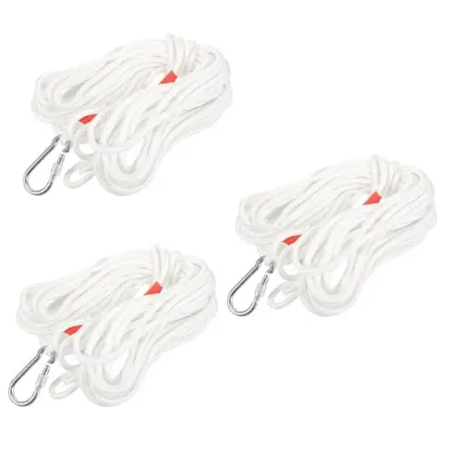 Produktbild: YARNOW 3 Sätze Lebenslinie Sicherheitsschlinge zum Klettern Kletterseile für das Fitnessstudio Outdoor-Wanderseil Kletterseile zum Abseilen Schutz Seilklemme Rettungsseil