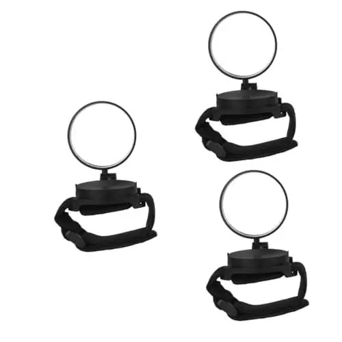Produktbild: YARNOW 3 Stück Fahrradspiegel Für Handgelenksbekleidung Fahrradspiegel Fahrrad Armbandspiegel Verstellbarer Grad Drehbarer Fahrradspiegel Gebrauchter Fahrradspiegel Reitzubehör