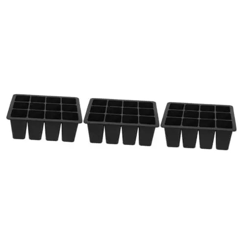 Produktbild: YARNOW 3st Pflanzensaattopf Gemüsefach Keimschale Gemüseanbauschalen Gartenpflanzwerkzeug Anlasser Pflanzen Wachsen Tablett Zelle Starter-Tray Pflanzen Ernährung Becher Kieselgel