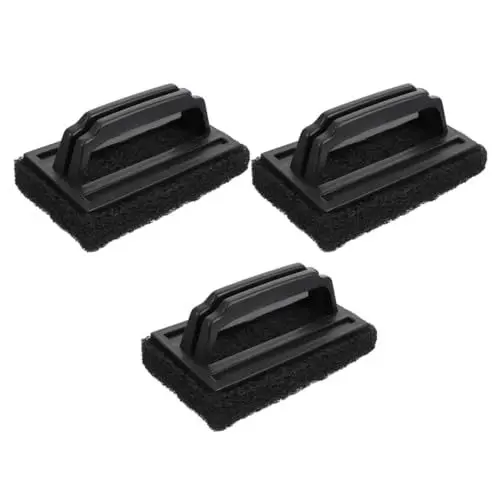 Produktbild: YARNOW 3stücke Grillreinigungsbürste Tragbare Handheld Bürste Mit Schwamm Für Schnelle Reinigung Von Grill Und Ofen Für Bbq Und Haushalt Praktische Geschenkidee