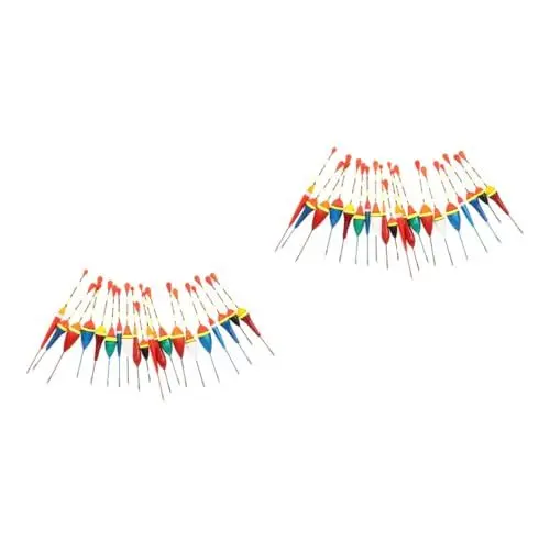 Produktbild: YARNOW 40 STK Schweben Schwimmer Zum Meeresangeln Angelboje Angelzubehör-Set Angelgeräteanzeige Fisch Schwimmt Angelgerät Werkzeug Welsköder Angelköder Angelausrüstungsset Schaum
