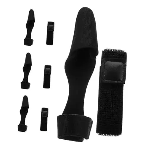 Produktbild: YARNOW Angelrutengurte Set 4er-Pack Stangenschutzhülle Gürtelhüllen Befestigungsgurte Outdoor Angelruten