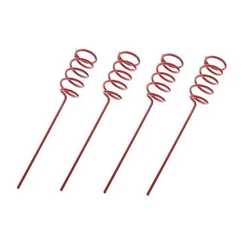 Produktbild: YARNOW Angelrutenhalter 4er-set – Spiralständer Aus Metall – Angelrutenhalter Für Das Meer – Bodenstütze Für Das Ufer