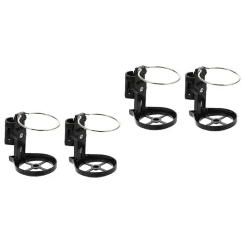 Produktbild: YARNOW 4 Stück Angelstuhl-Getränkehalter Anglerbecherhalter Faltbarer Getränkehalter für Anglerstühle Getränkehalter für universeller Getränkehalter praktische Tassenablage