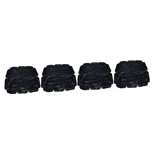 Produktbild: YARNOW 4 Stück Schaukel Baldachin Überdachung Für Eine Gartenschaukel Abdeckung Für Terrasse Abdeckung Für Gartenschaukel Stoffschaukel 190t Versilberter Stoff Einstellen Winddicht