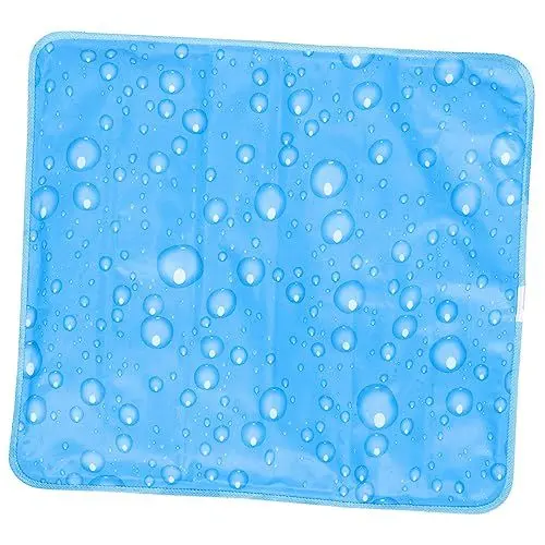 Produktbild: YARNOW 4 Stück Sitzkissen für den Außenbereich Stuhl kühlmatte Sitzkissen für Bürostühle Stuhlkissen Angelsitzkissen tragbares Angelkissen Angelbox Eispad Wassertropfen Kühlkissen Student