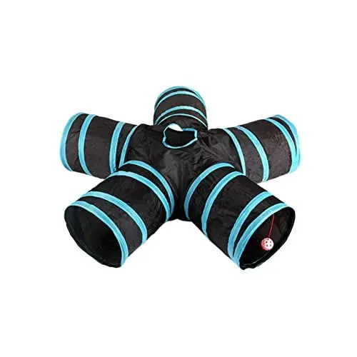 Produktbild: YARNOW 5 tierischer Tunnel Katzen Spielzeug cat Toys für katzenspielzeug spielsachen für Katzen katzenspielzeug für Katzen Hamsterrohr Haustier Spielzeug Crinkle-Katzen-Tunnel Katzenzelt