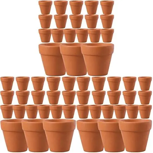 Produktbild: YARNOW 60 STK Mini-töpfe Aus Terrakotta Terrakotta-pflanzgefäß Blumentopf Blumentöpfe Für Zimmerpflanzen Garten Blumentöpfe Szene-Layout-pflanzer Winziges Zuhause Saftig Keramik Halterung