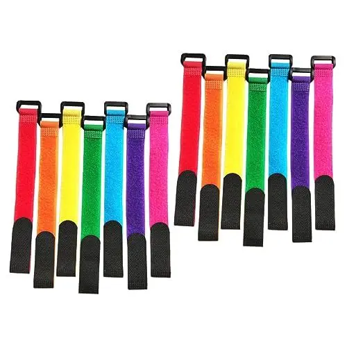 Produktbild: YARNOW 80 Stk Gürtel für Angelruten verstellbarer schultergurt brillenband verstellbar Angelrutenband Befestigungszubehör Angelzubehör Rutenband zum Angeln Multifunktion Halterung Rolle
