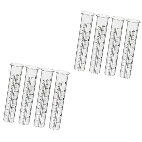 Produktbild: YARNOW 8 STK Reagenzglas Regenmesser Ersatz-regenmesserrohr Regenmesser Aus Kupfer Präziser Regenmesser Regen Reagenzglas Regenmesser Aus Regenmesser Rohr Haushalt Messinstrument