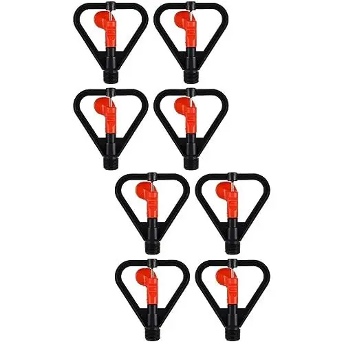 Produktbild: YARNOW 8 Stück 360 Schwingregner Kopf des Bewässerungssystems Verstellbarer Rasennebelkopf 360-grad-bewässerungssprüher Rasenbewässerungskopf 360 Rotieren Sprinkler Automatisch