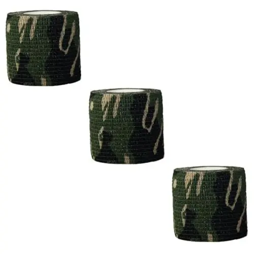 Produktbild: YARNOW 9 Rollen Hochelastischer Camouflage-gürtel Tarnbänder Aus Stoff Camo- Camo-Tape-Tuch Das Tarngürtel Für Die Jagd Camouflage-gürtel Aus Vliesstoff Netz Geiles Tarnung