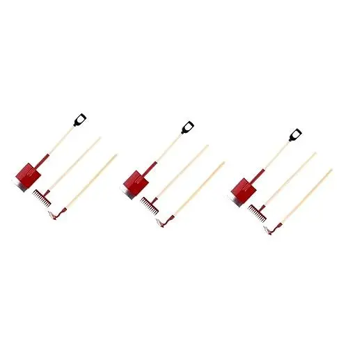 Produktbild: YARNOW 9 STK Puppenhaus-Modell Mini-gartenpflanzenwerkzeuge Mini-Tool Miniatur-gartenlandwirtschaftswerkzeuge Mini-gartenschaufel Gartenbausatz Spielzeug Handwerkzeuge Handbuch Kind Holz