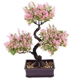 Produktbild: YARNOW Künstliche Bonsai Pflanze Im Topf Dekorative Kunstpflanze Für Zuhause Büro Und Wohnzimmer Simulation Grüner Pflanzen Für Tischdeko Und Innenraumgestaltung Fake Potted Plants