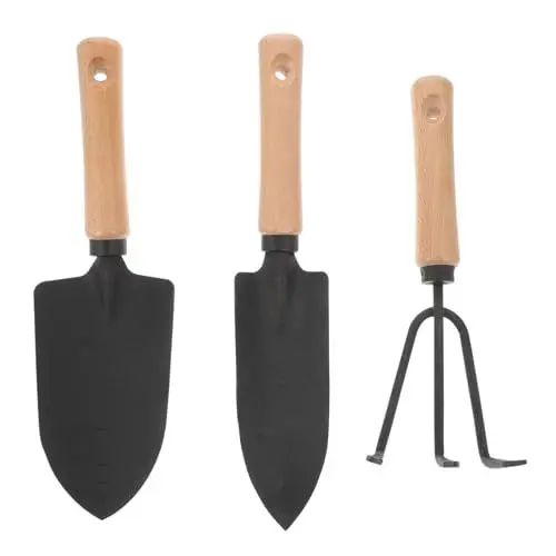 Produktbild: YARNOW Gartengeräte Mit Rechen Und Pflanzschaufeln Gartenwerkzeug Für Outdoor-Einsatz Leicht Und Tragbar Langlebigkeit