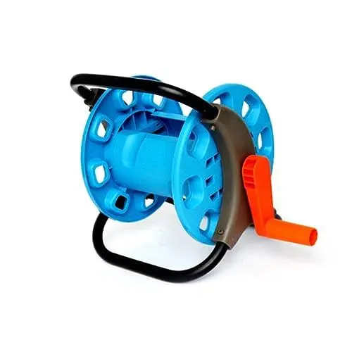 Produktbild: YARNOW 25m Gartenschlauchwagen Wasseraufbewahrungshalter Schlauchaufbewahrungsgestell Gartenschlauchaufroller Aus Robustem Pe-kunststoff Kupfer Und Aluminium Maße Für Schlauch