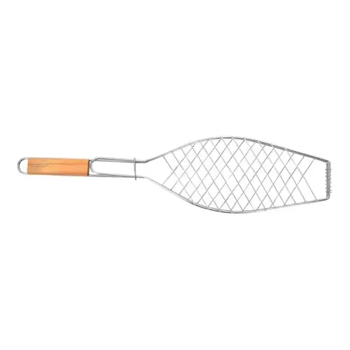 Produktbild: YARNOW Metall Fisch Grillen Werkzeug BBQ Clip Roll Körbe Fisch Steak Gemüse Tragbare Outdoor Grill Zubehör