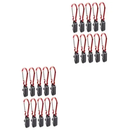 Produktbild: YARNOW Grillzubehör 20 STK Krokodilklemme Campingzubehör Outdoor-Zubehör Klammer für Zelte Planen Markisenklemme Camping Markise Clip Daumen Klipp Suite Überdachungsserie
