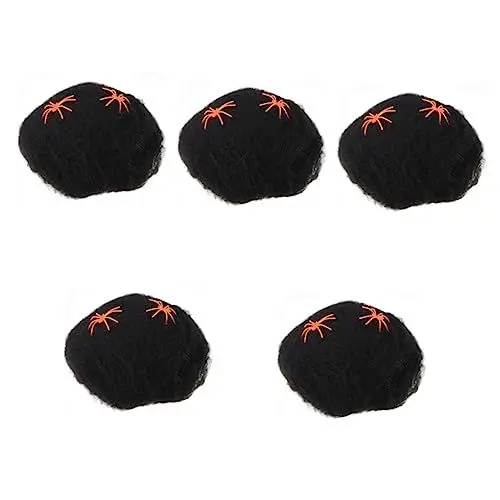 Produktbild: YARNOW Halloween Bar Dekoration 5st Spinnennetz Spinnweben Halloween-Dekorationen Ornamente Halloween-spinnenweben Spinnweben Aus Baumwolle Schleife Groß Halloween Aussendeko