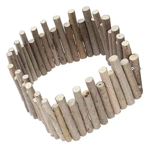 Produktbild: YARNOW Holzzaun Für Hamster Bissfester Holzzaun Haustier-trennzaun Aus Holz Hamster-beißspielzeug Hamsterspielzeug Für Kleinen Käfig Natürliche Und Sichere Holzmaterialien Robust Und Prak