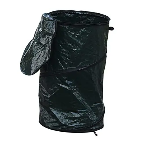 Produktbild: YARNOW Gartenabfallsäcke Grassammelsack Müllsack Leichte Aufbewahrungstasche Für Garten Und Hof 45 X 80 Cm Grün