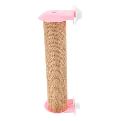 Produktbild: YARNOW Kratzbaum Für Katzen Katzenkratzer Katzenspielzeug Katzenpfostenkratzer Ersatzstange Für Katzenkratzbaum Katzen Beiträge Wandkratzer Für Wohnungskatzen Katzenkletterer Jute Rosa
