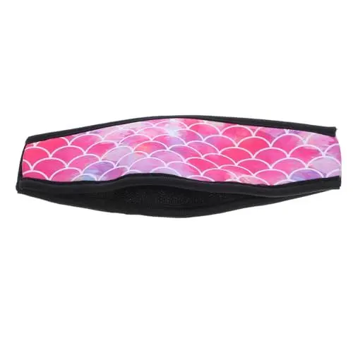 Produktbild: YARNOW 3St Haarpflegeband Latentband Haarband Hair-Band Haargummi Riemenabdeckungen für Schwimmmasken Taucherbrillenbandhülle waschbar Gurt Tauchtasche Stirnband Fischschuppen Neopren