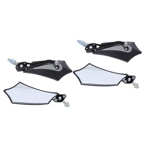 Produktbild: YARNOW Motorradspiegel 4 Stück Fahrrad Rückspiegel Aluminiumstange Rückspiegel Für Elektrofahrrad