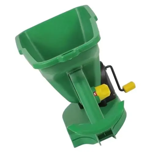 Produktbild: YARNOW Handkurbel-gartenstreuer Kompakt Für Bis Große Rasenflächen Und Gärten