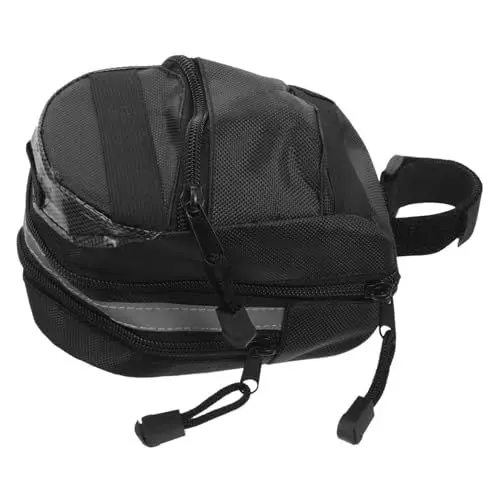 Produktbild: YARNOW Satteltasche Fahrrad-rücksitztasche Zum Radfahren Großes Volumen Robustes Material Reflektierende Riemen
