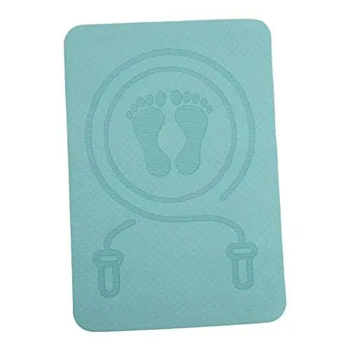 Produktbild: YARNOW Sprungmatte Trainingsmatte Für Springseil Anti-Absorbierende Heim-Gymnastikmatte Multifunktionale Yoga-Matte Springseil-Fitnessmatte Extra Dicker Springseil-Teppich